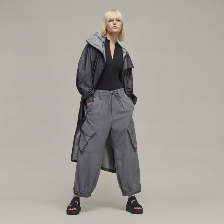 Y-3 Calça Cargo Sarja Crinkle Adidas
