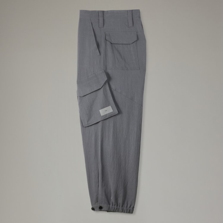Y-3 Calça Cargo Sarja Crinkle Adidas