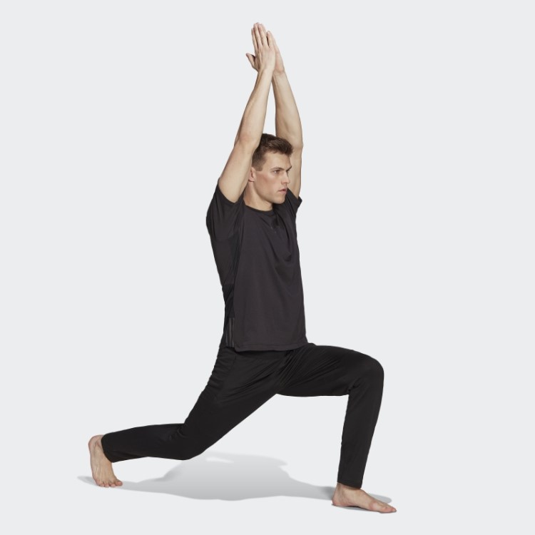 Camiseta De Yoga Adidas Aeroready Preta