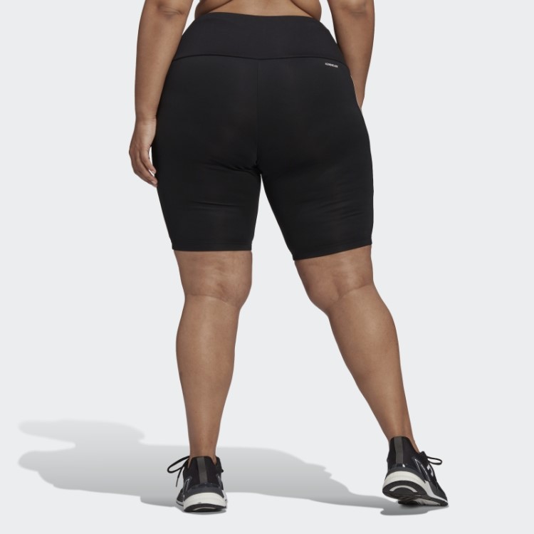Meia-calça Esportiva Preta Projetada 2 Movimentos De Cintura Alta (tamanho Grande) Adidas