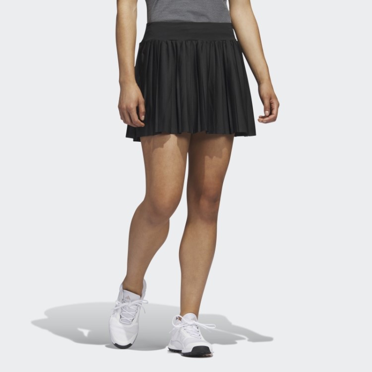 Short De Golfe Plissado Adidas Ultimate365 Tour Preto De 15 Polegadas