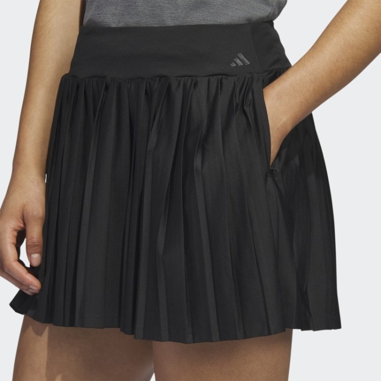 Short De Golfe Plissado Adidas Ultimate365 Tour Preto De 15 Polegadas