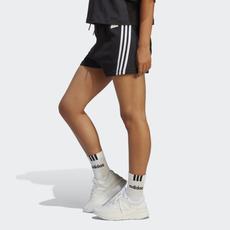 Future Icons Short Com As Três Listras Preto Adidas