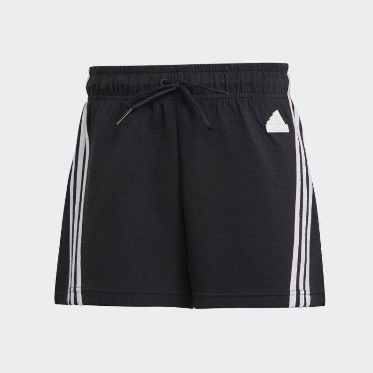 Future Icons Short Com As Três Listras Preto Adidas