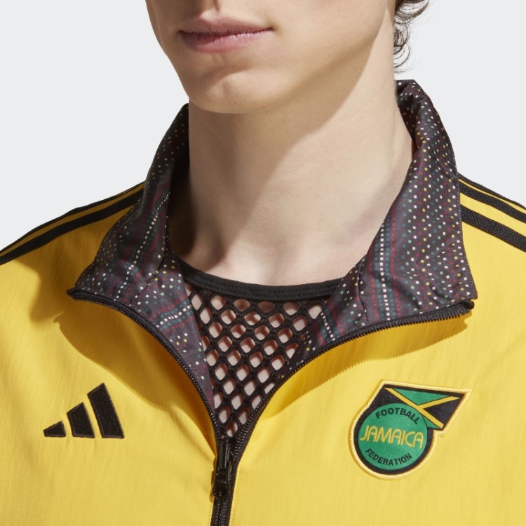 Jamaica Hino Jaqueta Reversível Ouro Adidas