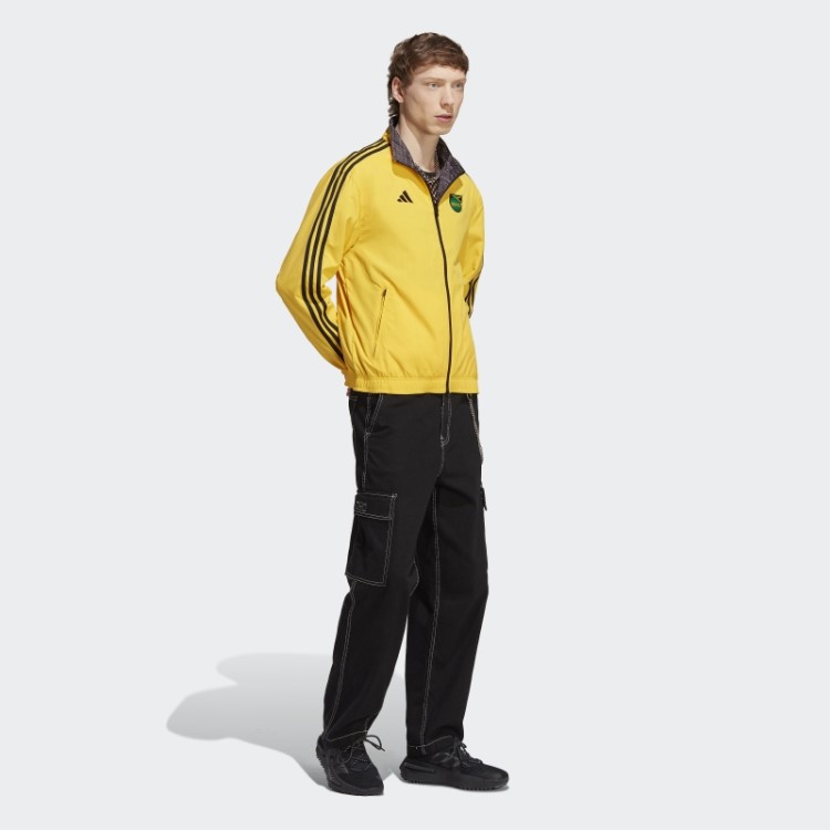 Jamaica Hino Jaqueta Reversível Ouro Adidas