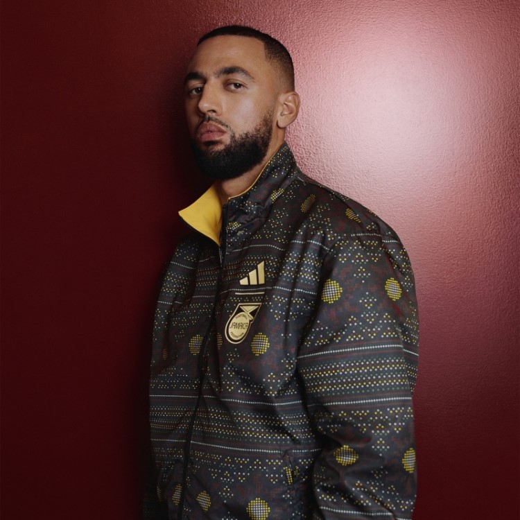 Jamaica Hino Jaqueta Reversível Ouro Adidas