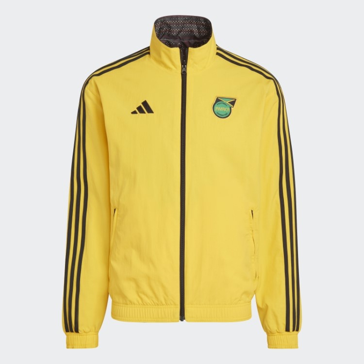 Jamaica Hino Jaqueta Reversível Ouro Adidas