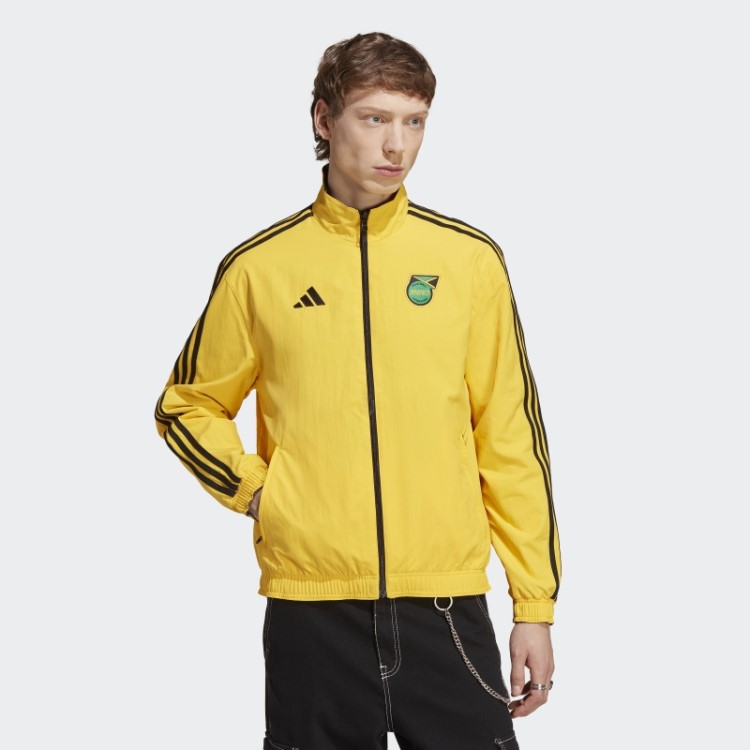 Jaqueta Adidas Jamaica Hino Preto Quente