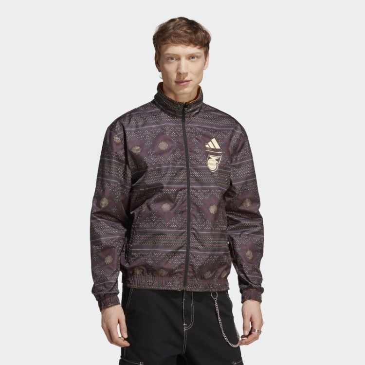 Jaqueta Adidas Jamaica Hino Preto Quente