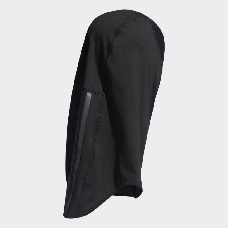 Adidas Black Run Icons 3 Listras Esporte Hijab