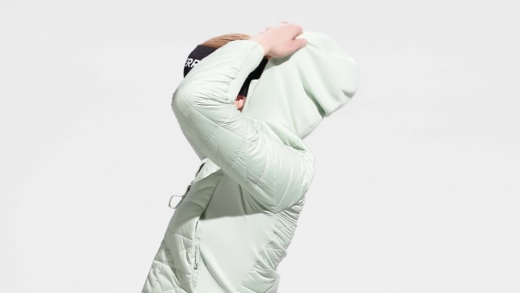 Jaqueta Terrex Multi Primegreen Com Isolamento Híbrido Verde Adidas