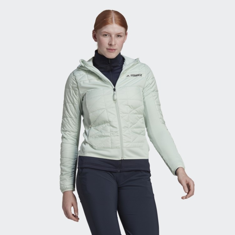 Jaqueta Terrex Multi Primegreen Com Isolamento Híbrido Verde Adidas