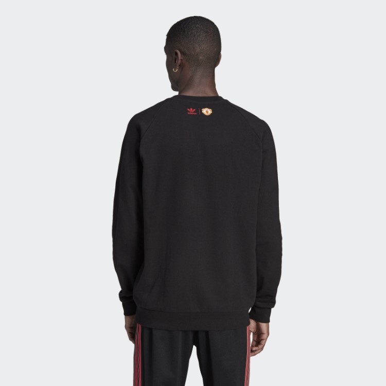 Adidas Manchester United Moletom Preto Estampado