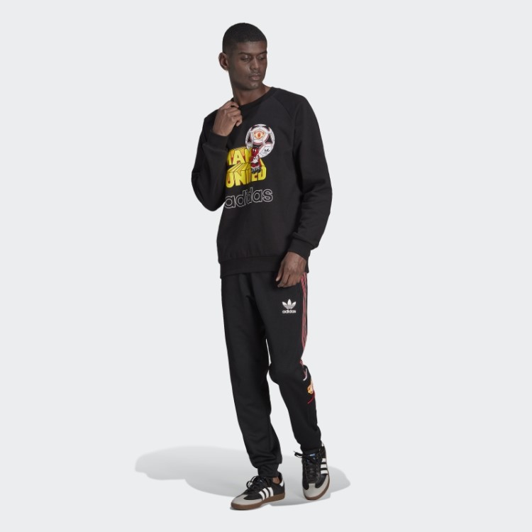 Adidas Manchester United Moletom Preto Estampado