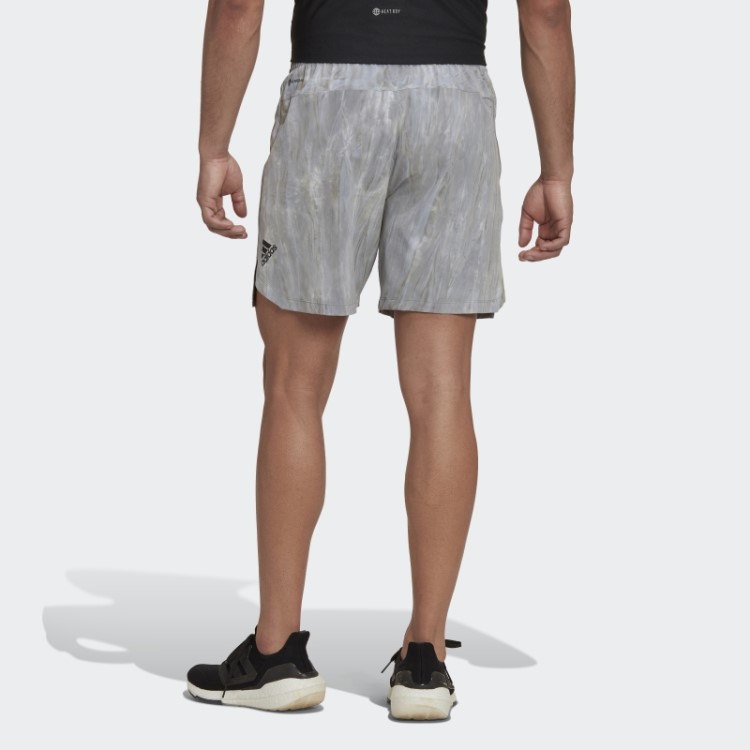 Shorts Adidas Workout Spray Dye Prata