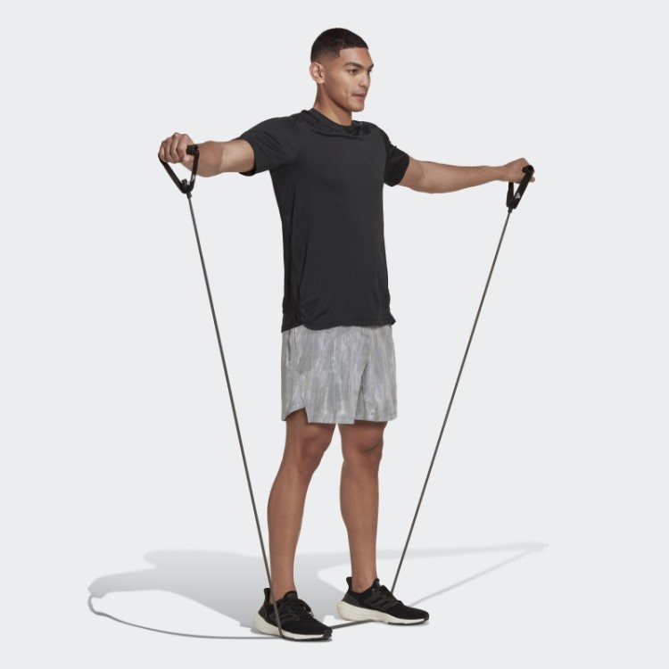 Shorts Adidas Workout Spray Dye Prata