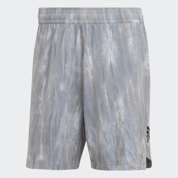 Shorts Adidas Workout Spray Dye Prata