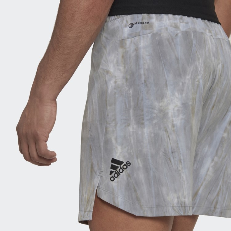 Shorts Adidas Workout Spray Dye Prata