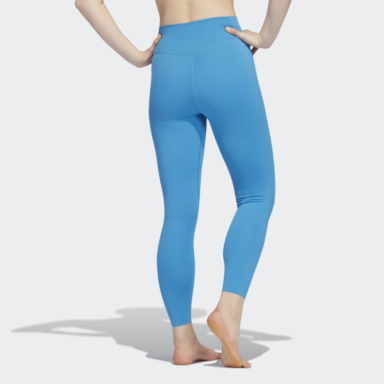 Leggings Adidas Yoga Luxe Studio 7/8 Craft Azul Quente
