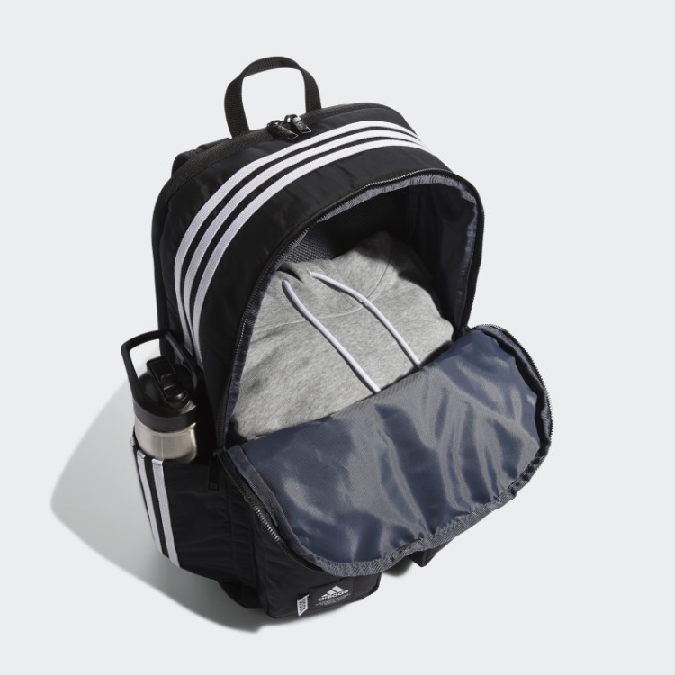 Adidas Icônica Mochila Com As Três Listras Preta