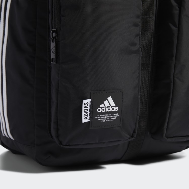 Adidas Icônica Mochila Com As Três Listras Preta