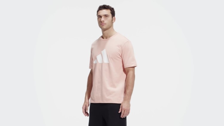 Blush Ambiente Adidas Future Icons Logo Graphic Tee Hot