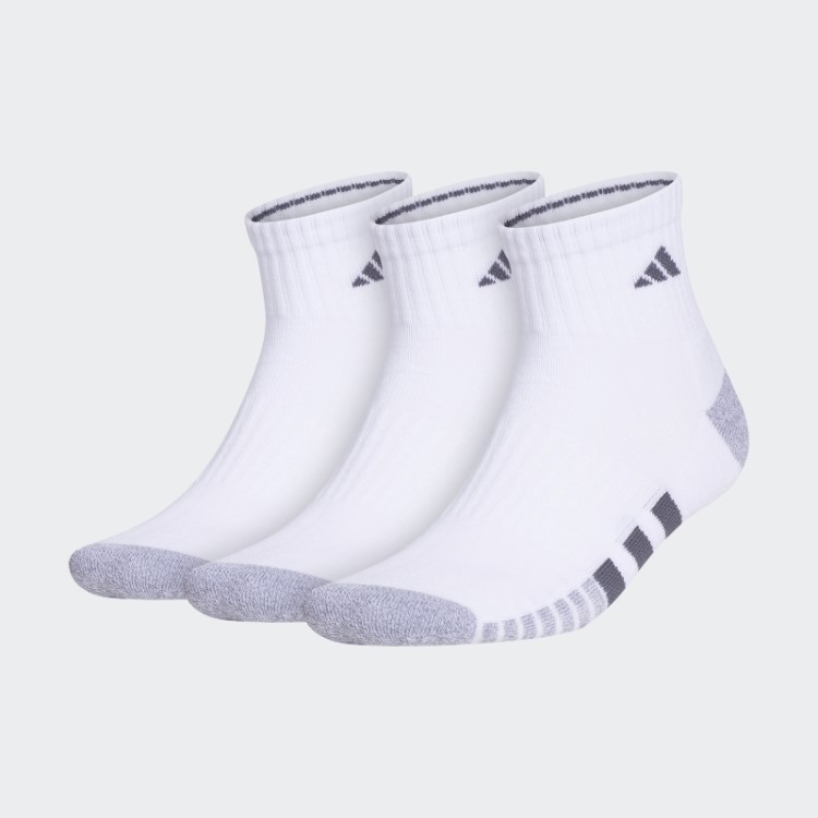 Meia Adidas Branca Acolchoada 3 Pares