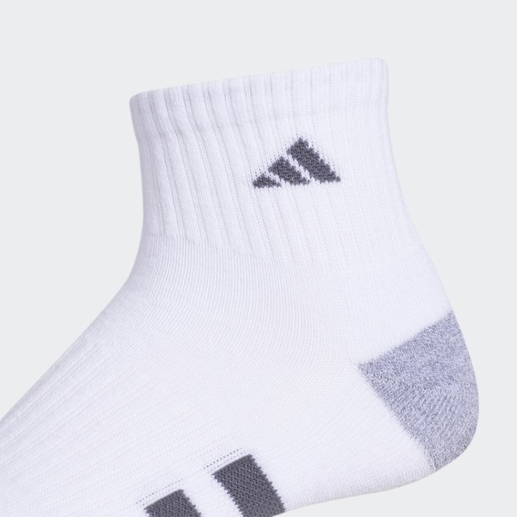 Meia Adidas Branca Acolchoada 3 Pares
