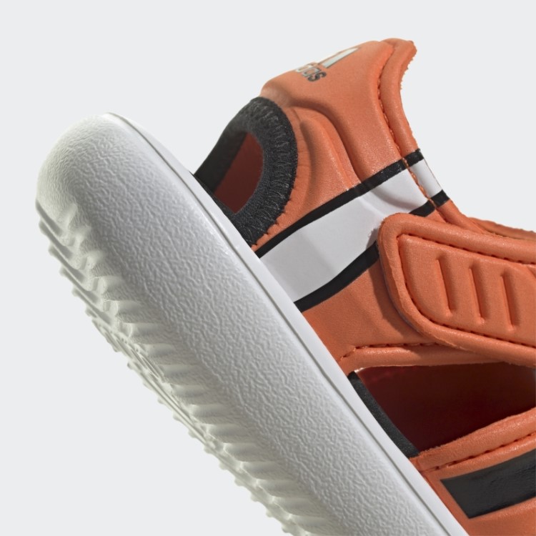 Adidas Branca Encontrando Nemo Sandálias De Verão Fechadas Elegantes