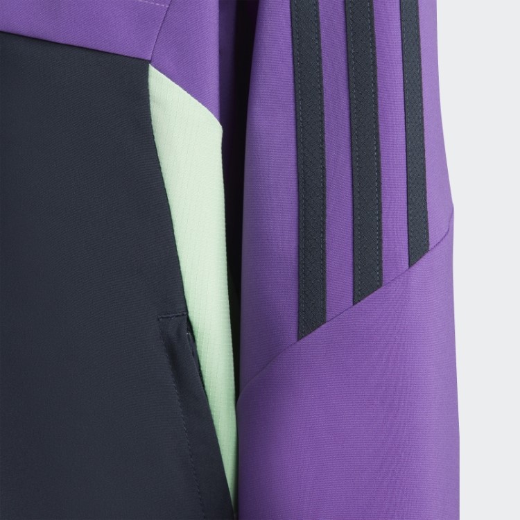 Roxo Real Madrid Condivo 22 Apresentação Faixa Top Adidas