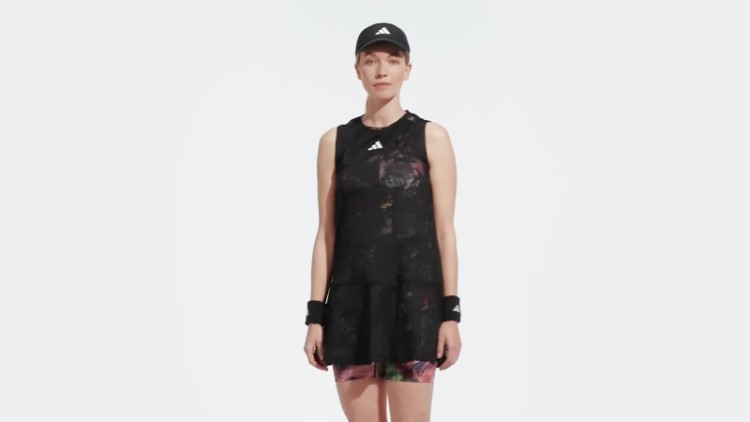 Vestido De Tênis Melbourne Preto Adidas