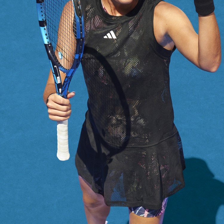 Vestido De Tênis Melbourne Preto Adidas