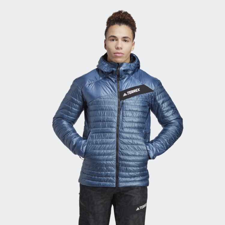 Jaqueta Com Capuz Adidas Techrock Para O Ano Todo Em Aço