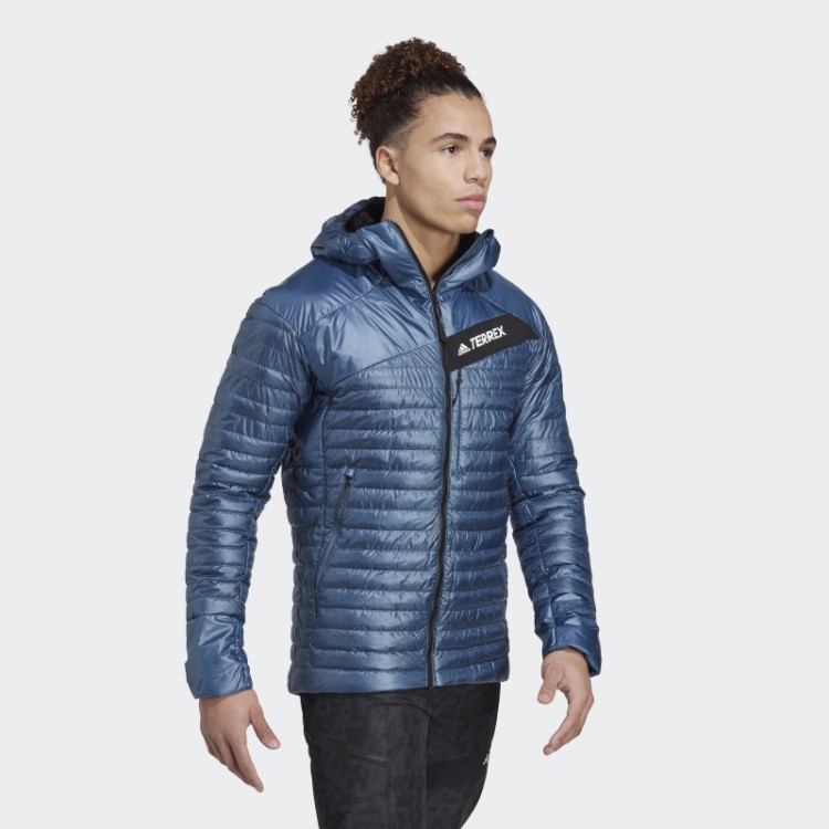 Jaqueta Com Capuz Adidas Techrock Para O Ano Todo Em Aço