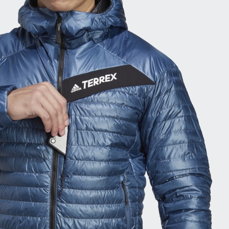 Jaqueta Com Capuz Adidas Techrock Para O Ano Todo Em Aço