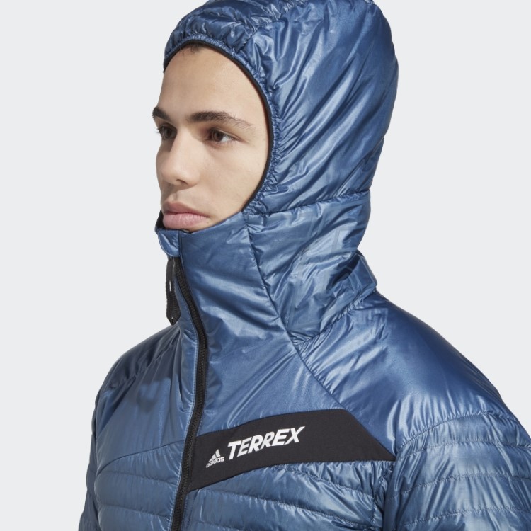 Jaqueta Com Capuz Adidas Techrock Para O Ano Todo Em Aço
