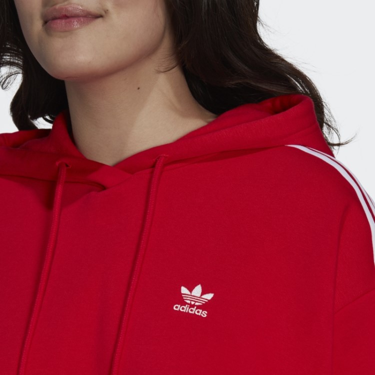 Moletom Adidas Scarlet Adicolor Classics Crop (tamanho Grande)