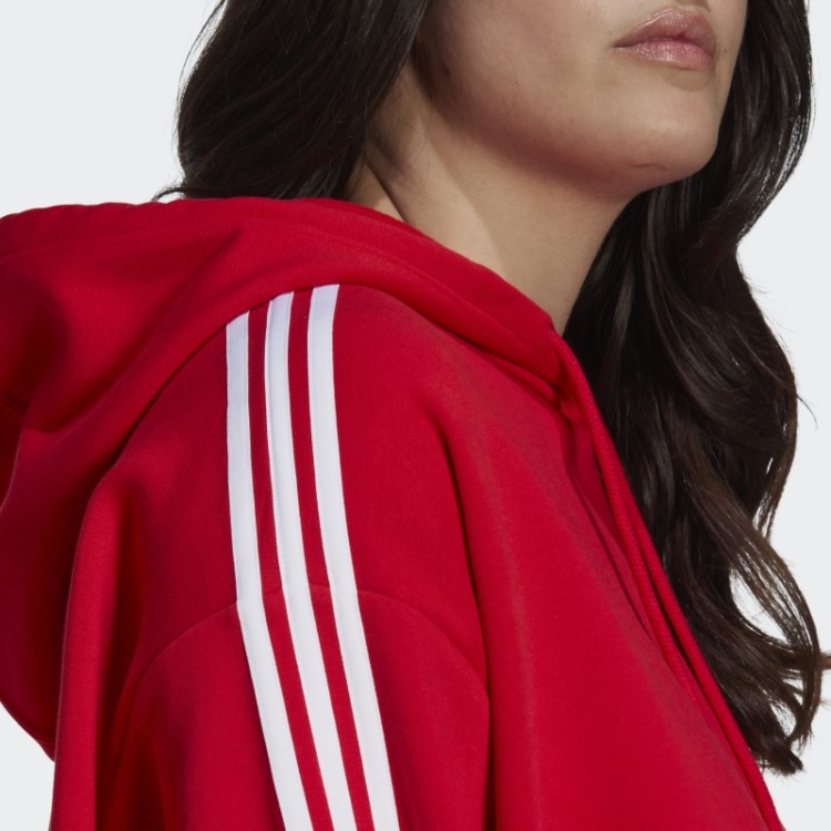 Moletom Adidas Scarlet Adicolor Classics Crop (tamanho Grande)