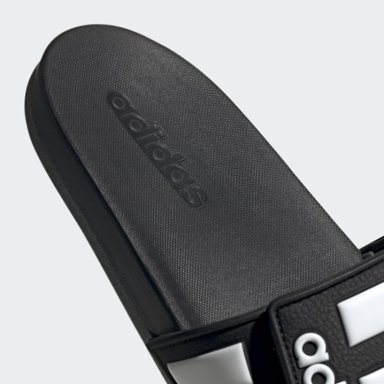 Chinelos Ajustáveis ​​pretos Adidas Adilette Comfort