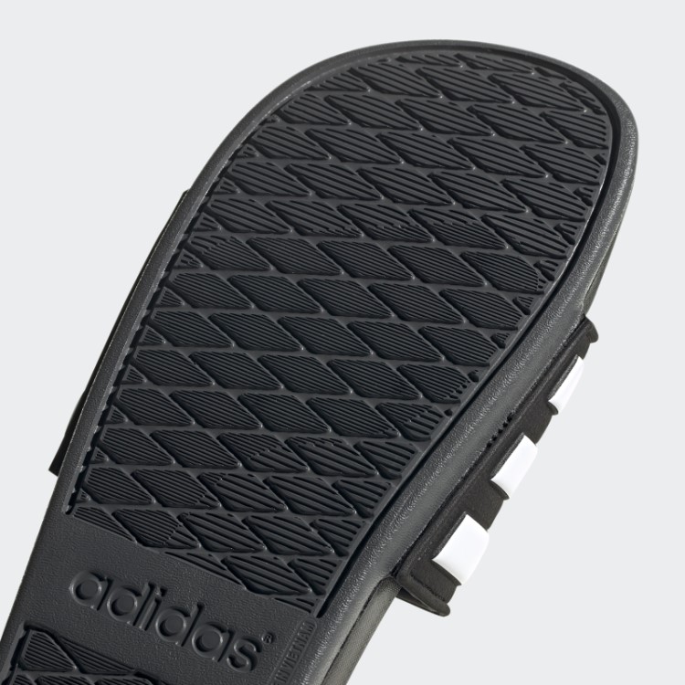 Chinelos Ajustáveis ​​pretos Adidas Adilette Comfort