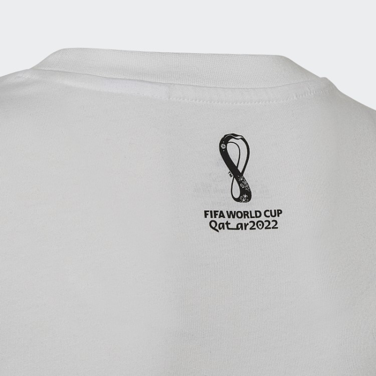 Camiseta Branca Adidas Fifa World Cup 2022 Alemanha