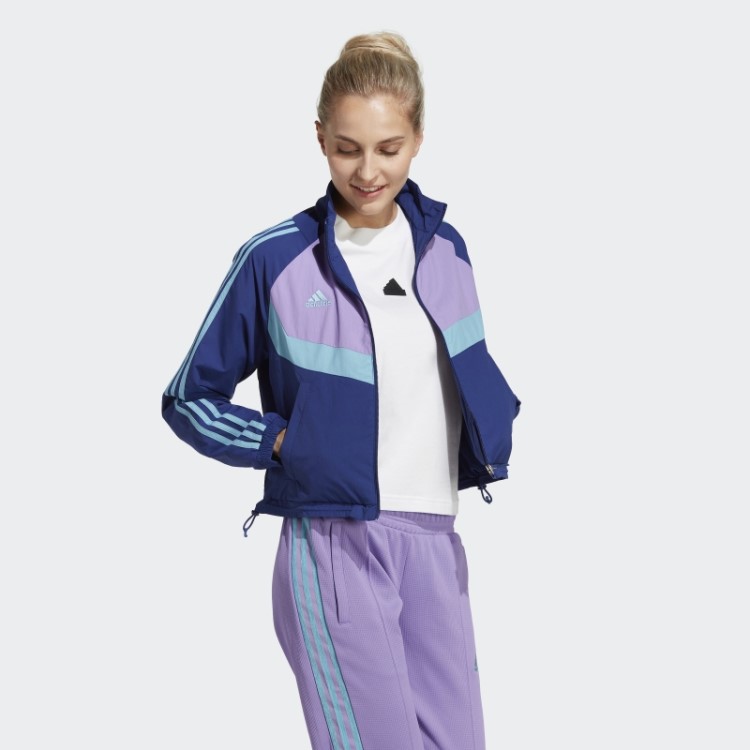Jaqueta Tecido Azul Vitória Adidas