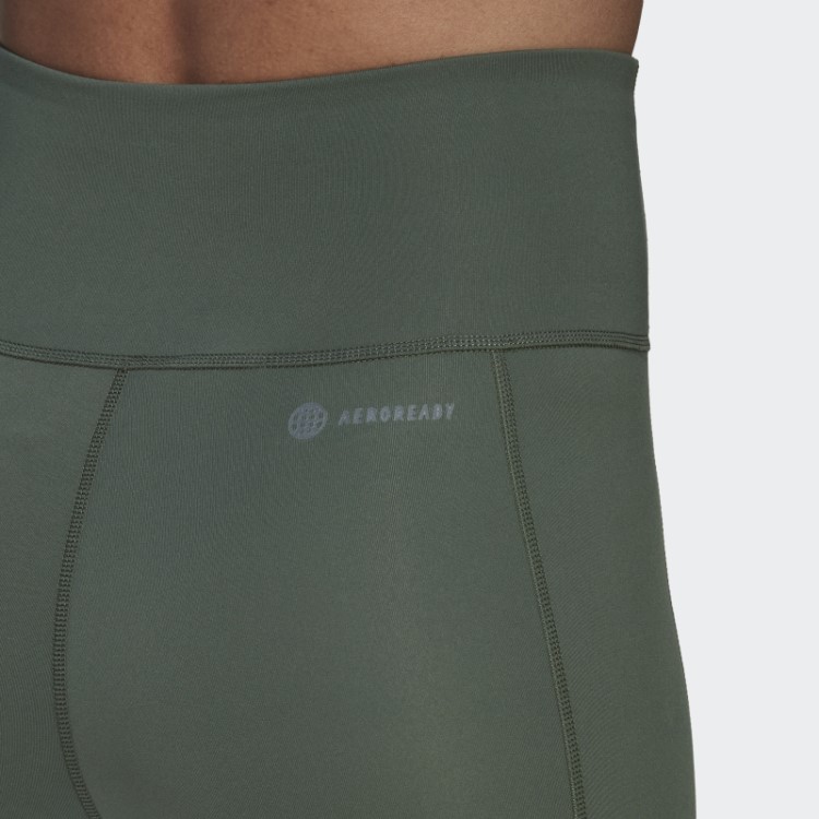 Legging Cintura Alta Adidas Circuito Malha 7/8 Hot Green Oxide