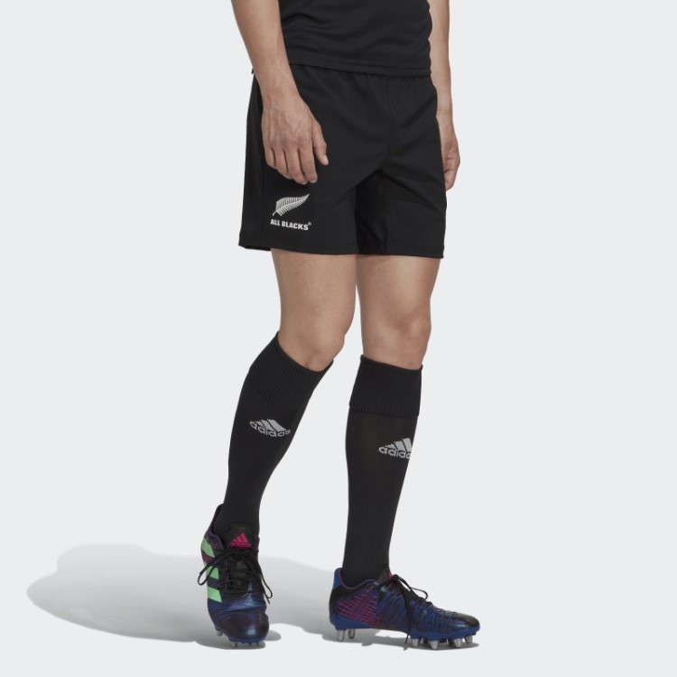 Adidas All Blacks Bermuda De Rugby Em Casa Moda Branca