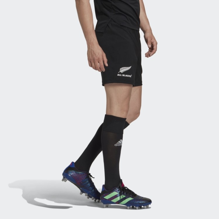Adidas All Blacks Bermuda De Rugby Em Casa Moda Branca