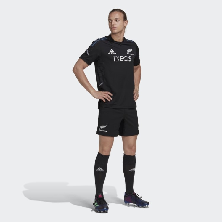 Bermuda Branca Adidas All Blacks Rugby