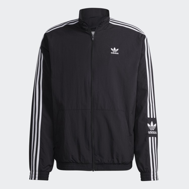 Jaqueta Preta Adidas Adicolor Classics Trefoil