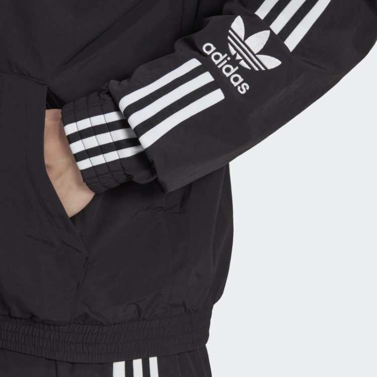 Jaqueta Preta Adidas Adicolor Classics Trefoil