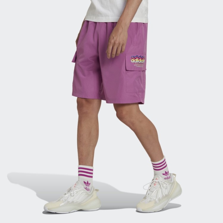 Bermuda Cargo Lilás Adidas Hyperreal